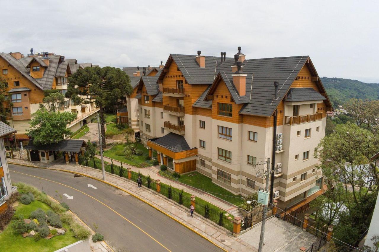 600 Metros, Rua Coberta - Centro Via Florida Apartman Gramado Kültér fotó