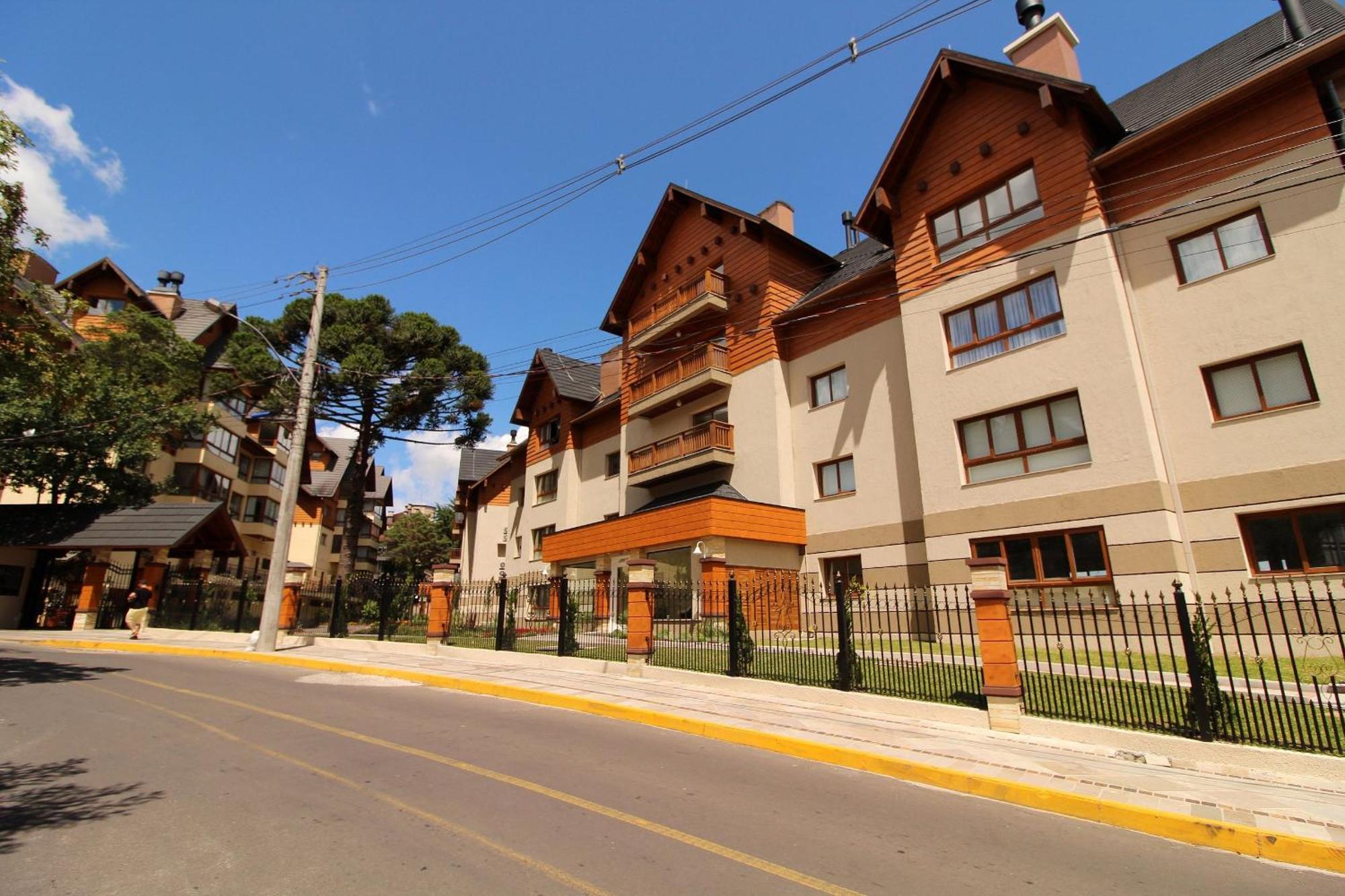 600 Metros, Rua Coberta - Centro Via Florida Apartman Gramado Kültér fotó