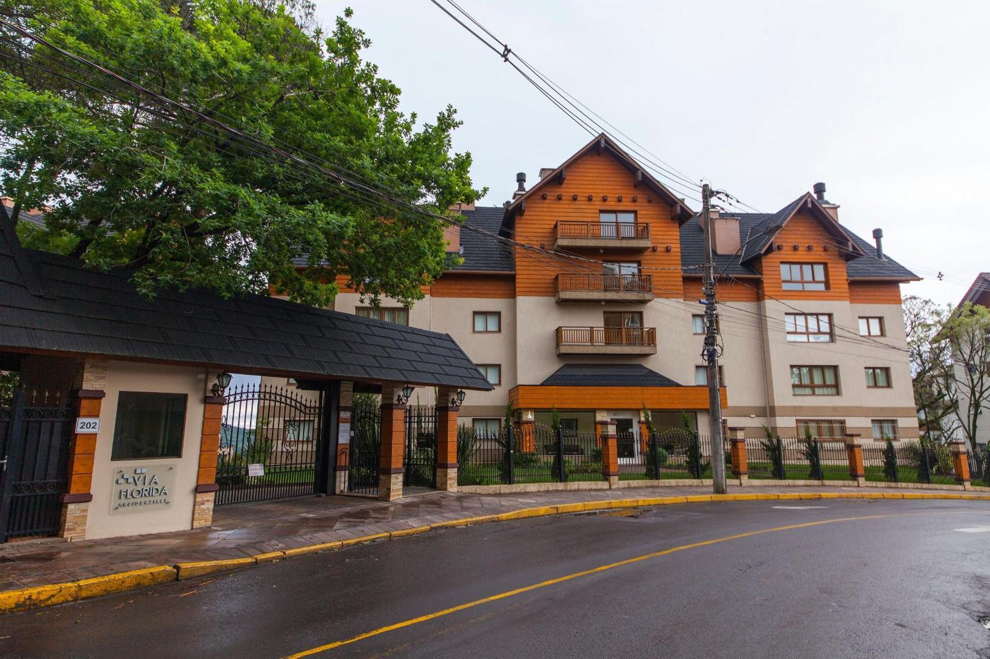 600 Metros, Rua Coberta - Centro Via Florida Apartman Gramado Kültér fotó