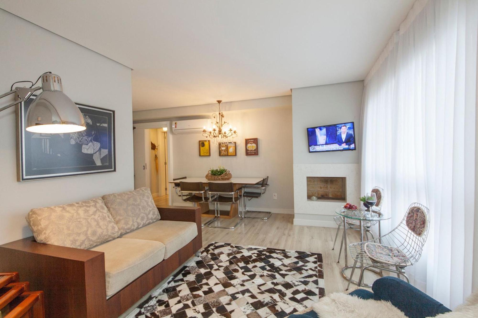 600 Metros, Rua Coberta - Centro Via Florida Apartman Gramado Kültér fotó