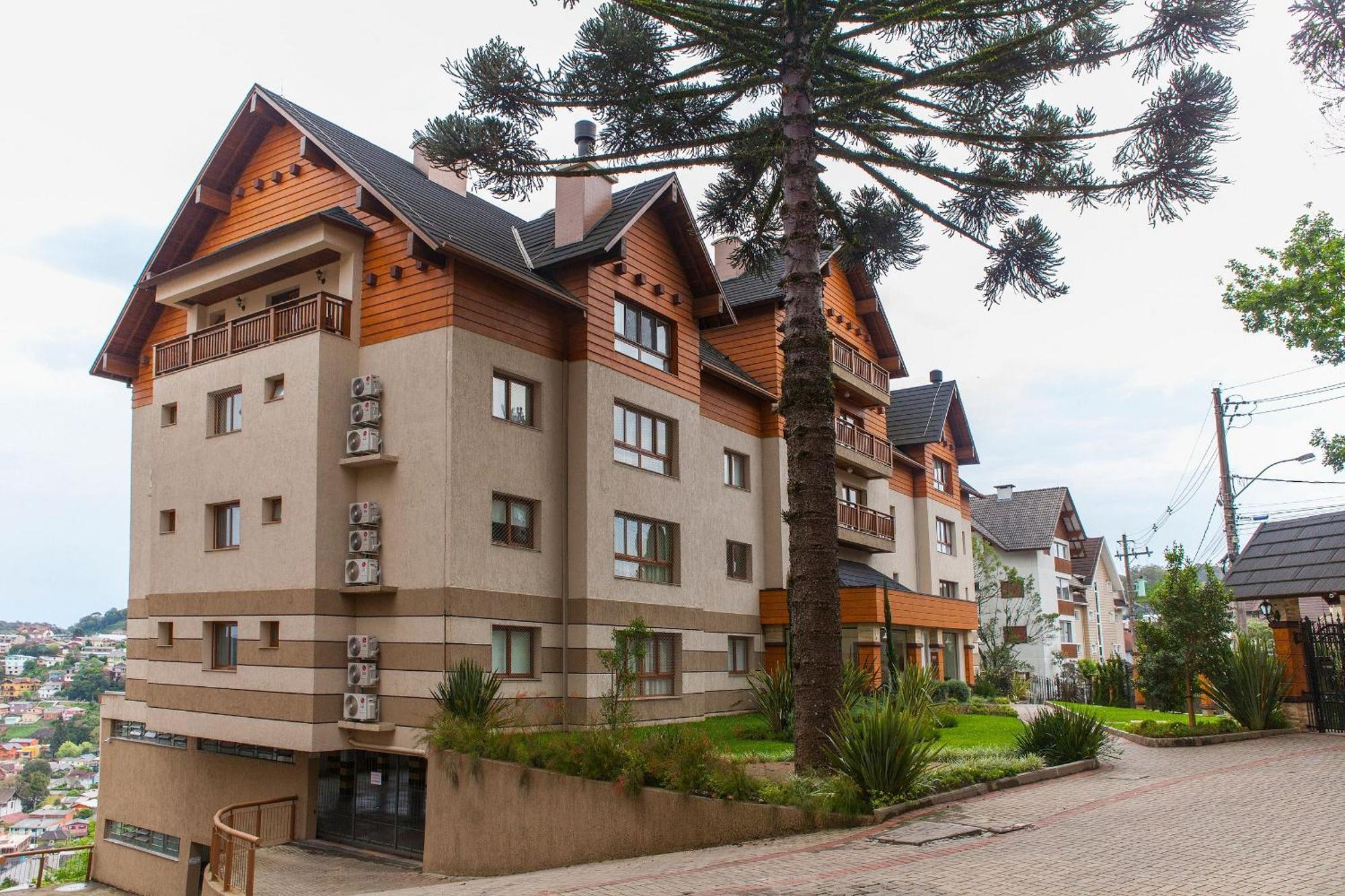 600 Metros, Rua Coberta - Centro Via Florida Apartman Gramado Kültér fotó