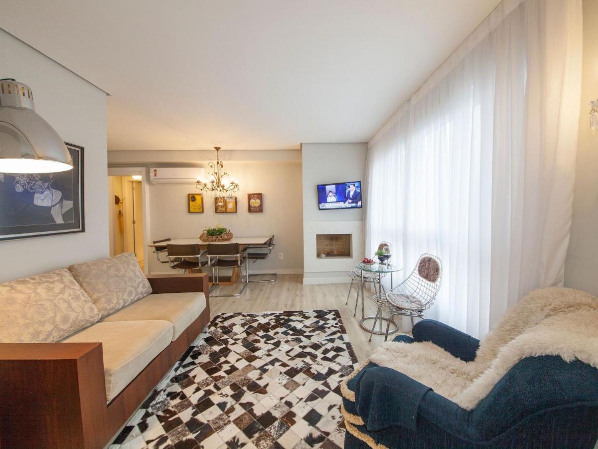 600 Metros, Rua Coberta - Centro Via Florida Apartman Gramado Kültér fotó